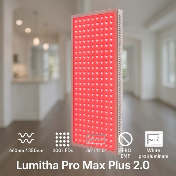 Lumitha Lumitha Pro Max Plus 2.0 - Red Light Therapy for Muscle Recovery - Red Light Panels > Advanced Devices, Red Light Panels, Uncategorized (View 4)